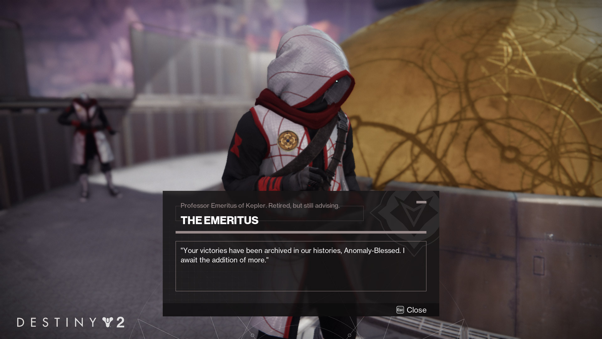 Destiny 2 - Feature: Narrative Text Box
