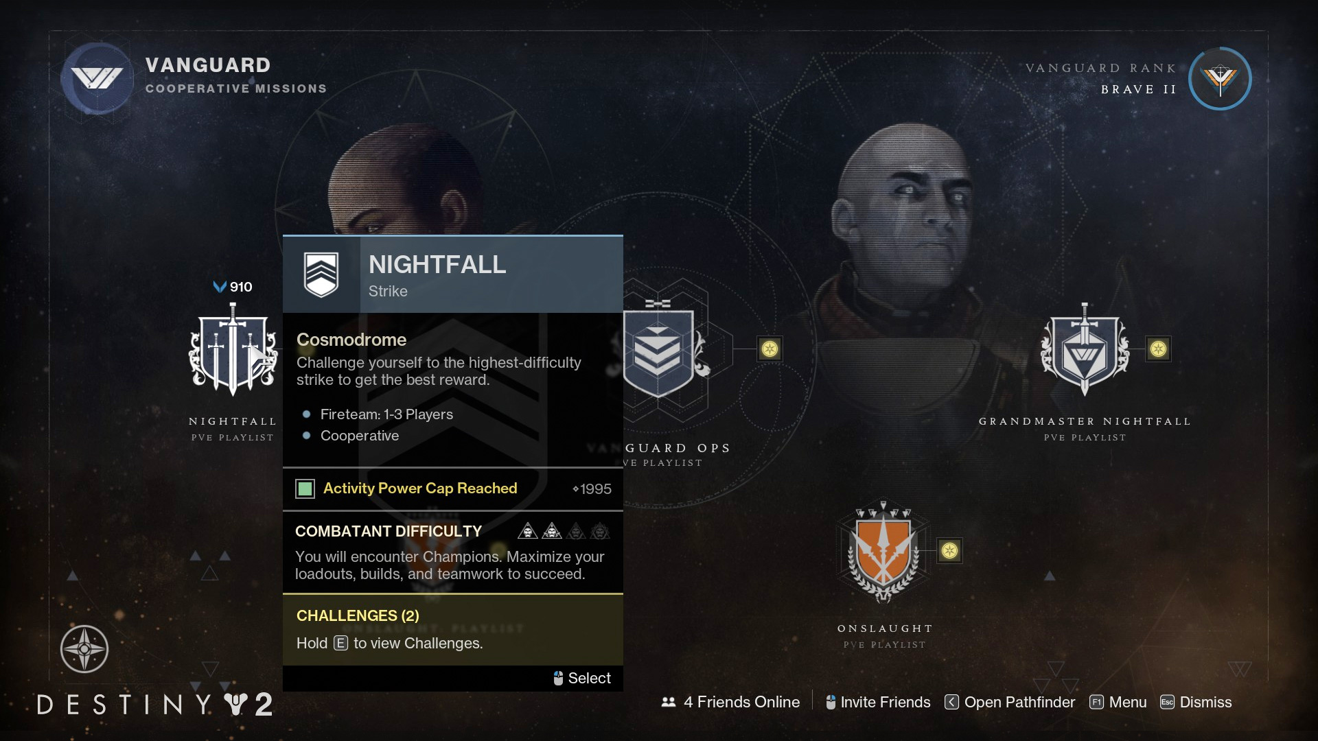 Destiny 2 - Activity Launch: Power and Difficulty Communication